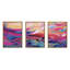 Ensemble d'art mural sur toile encadré "Ev Brush Brush 90 A, B and C" par Jessi Raulet d'Ettavee