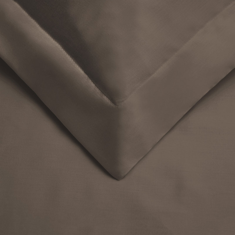 100% Cotton 300 TC Modern and Contemporary 3 Piece Duvet Cover Set, Gray, Twin Duvet Cover + 1 Standard Pillowcase