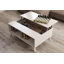 Lift Top Four Leg Coffee Table with Storage