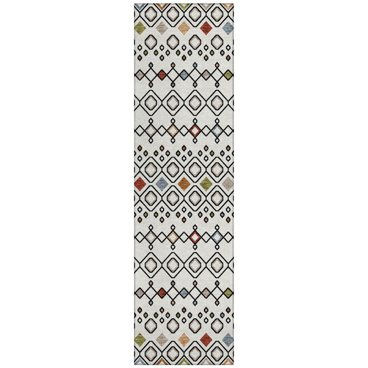 Aleighna Area Rug with Non-Slip Backing