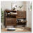 23.6-inch walnut shoe cabinet-624261173