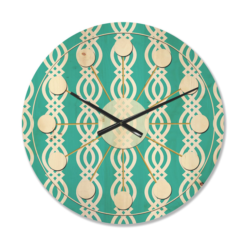 Solid Wood Wall Clock, Medium
