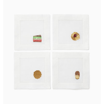 Biscotto Linen Square Napkins