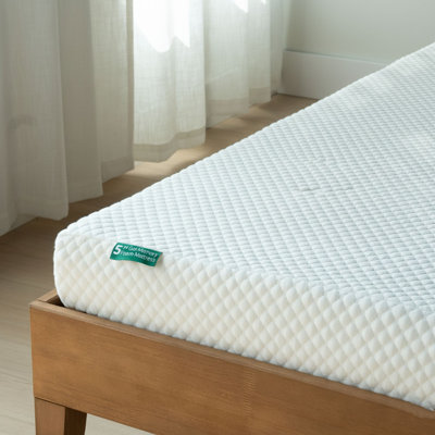 Lauring Medium Memory Foam Fiberglass-Free Mattress in a Box, 5" Full