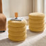 Repose-pieds rond pivotant avec rangement 360 ° Rosa