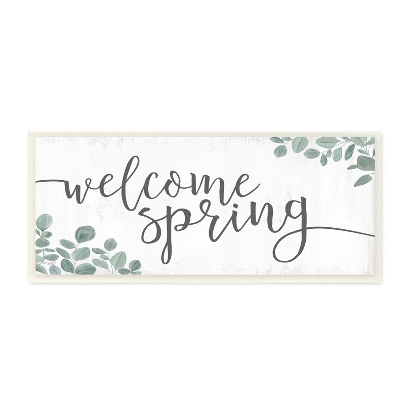Welcome Welcome, Plaque murale, H 7 po x l 17 po x P 0,5 po