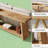 70.86-Inch 2-Tier Console Sofa Table - Thickened Legs