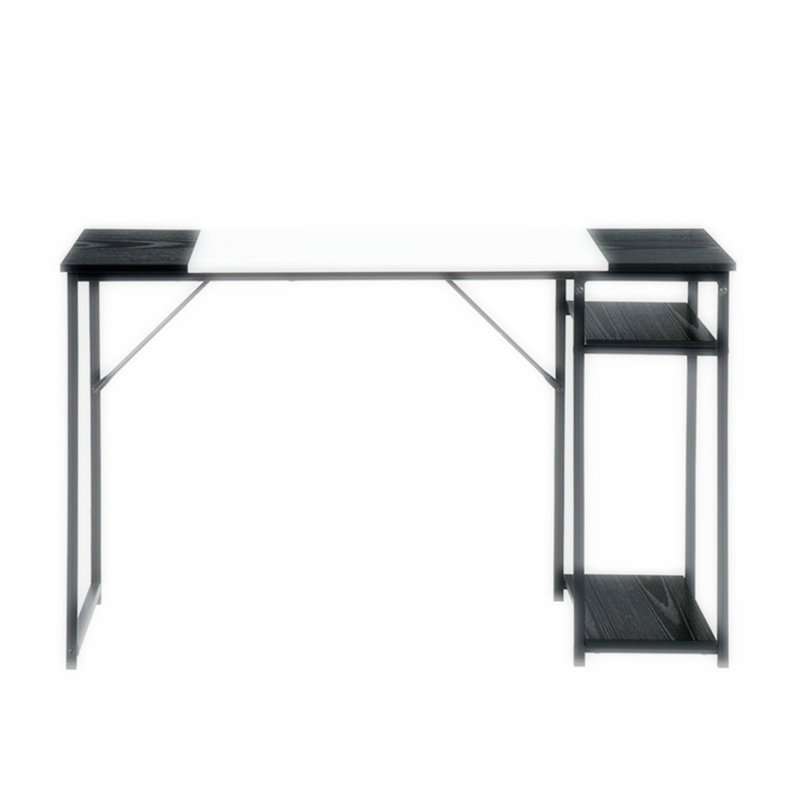 Ensemble de table de salle à manger en osier toutes saisons avec plateau en bois et coussin