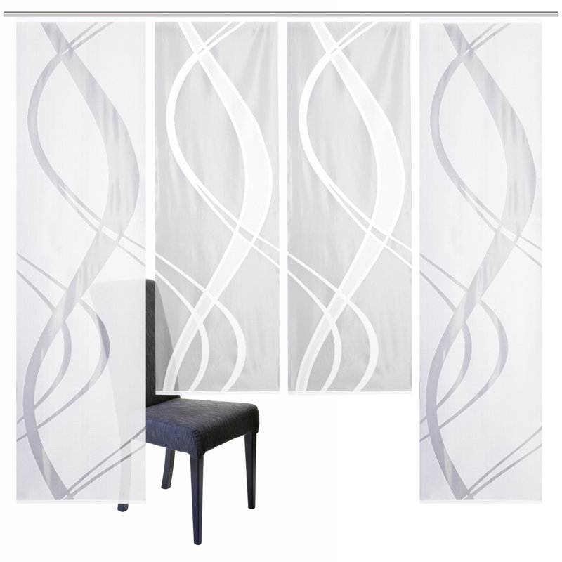 Mccourt Semi Sheer Curtain Panel Pair, Width 57 x Drop 225 cm