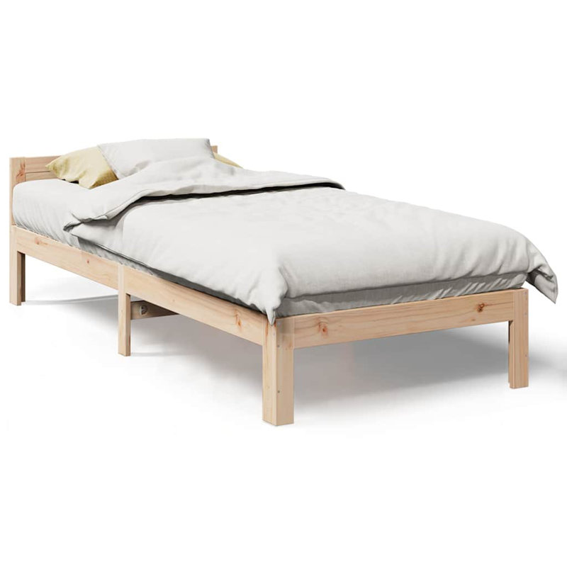 Ellijay Bed, Brown, white and pink, 90cm W x 200cm L