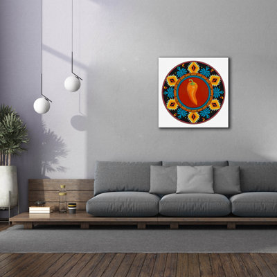 'Talavera Tex-mex 2' by Art Licensing Studio Canvas Wall Art