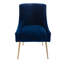 Chaise d'appoint en velours l 22 po Johileny-1011543624