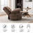 Ebern Designs Large Electric Power Swivel Rocker Recliner with Massage Vibration,Chenille Fabric-657543620