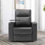 Fauteuil inclinable électrique en simili cuir avec accoudoirs et porte-gobelets de 33,1 po de largeur Ryat (ensemble de 2)-88571653