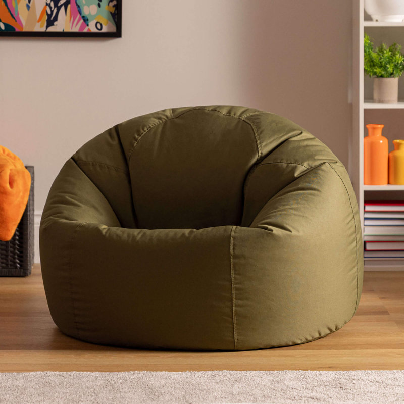Kingston Water-Resistant Classic Bean Bag, Dark Green