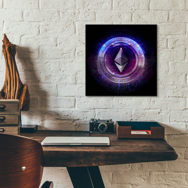 "Wagmi Ethereum Crypto" par Valentyn Artemenko, H 12 po x l 12 po x P 0,13 po