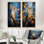 «Enchanted Forest Sentinels Owl - Owl», ensemble de 2 reproductions d'art mural