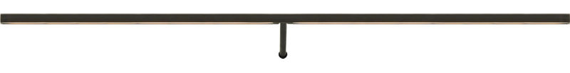 Plural Faceted Picture Light, Bronze, 0.7" H x 30" W x 8.9" D, 20.8