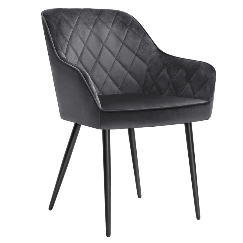 Chaim Upholstered Dining Chair, Grey