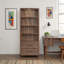 Bibliothèque Tranquility, assemblage minimal requis, finition noyer