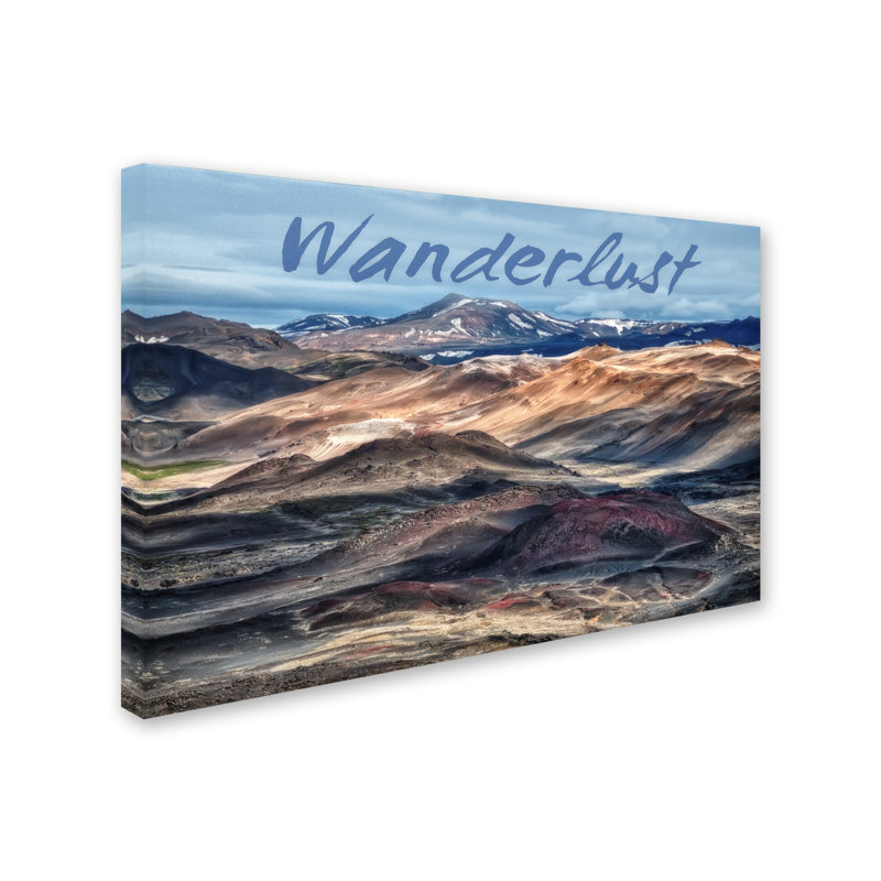 « wanderlust », reproduction d’impression sur toile tendue, H 22 po x l 32 po