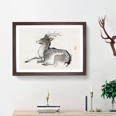 Elk by Kono Bairei - Picture Frame Painting Print