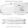Daphne Double rings Dimmable 12" LED Flush Mount Ceiling light
