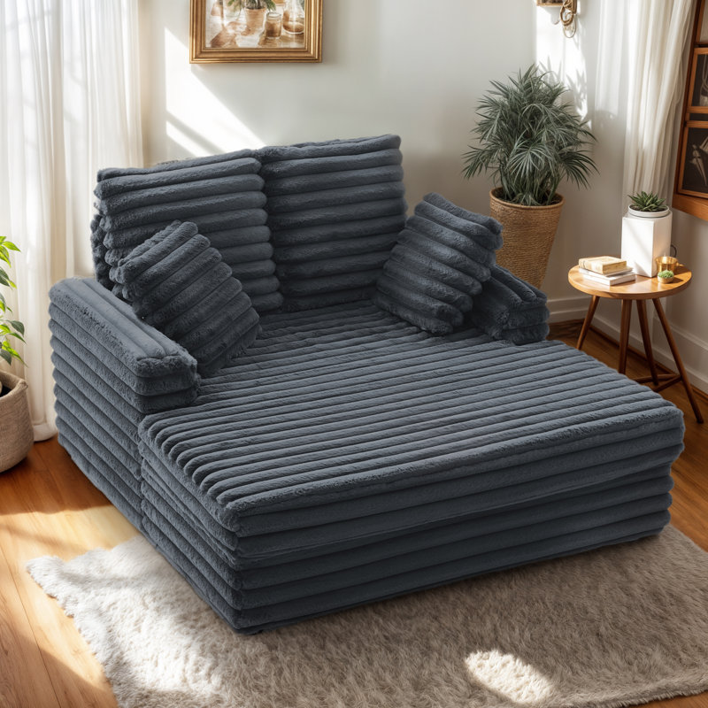 Canapé-lit pour 2 personnes Cloud Sleeper, Gris clair