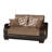 Collection Upholstered Convertible Loveseat with Storage, Ideal for Comfortable Gatherings and Space - Saving in Various Living Environments.