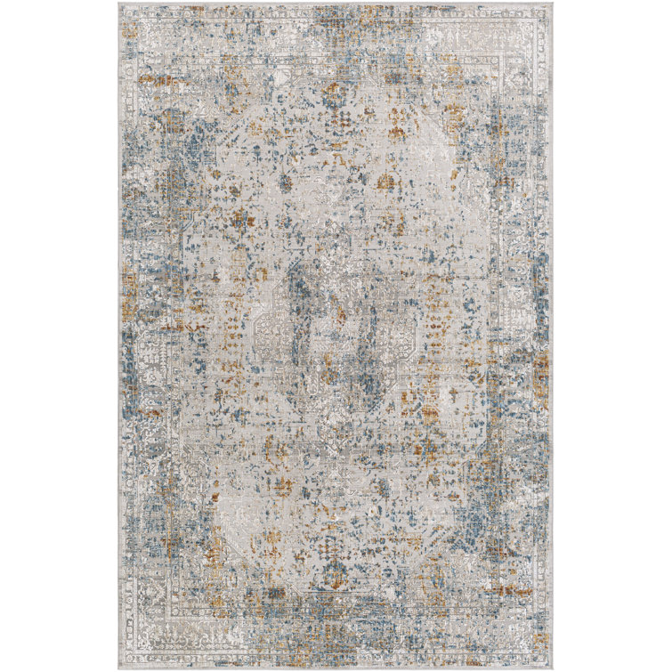 Tapis taupe à motif géométrique Mathers