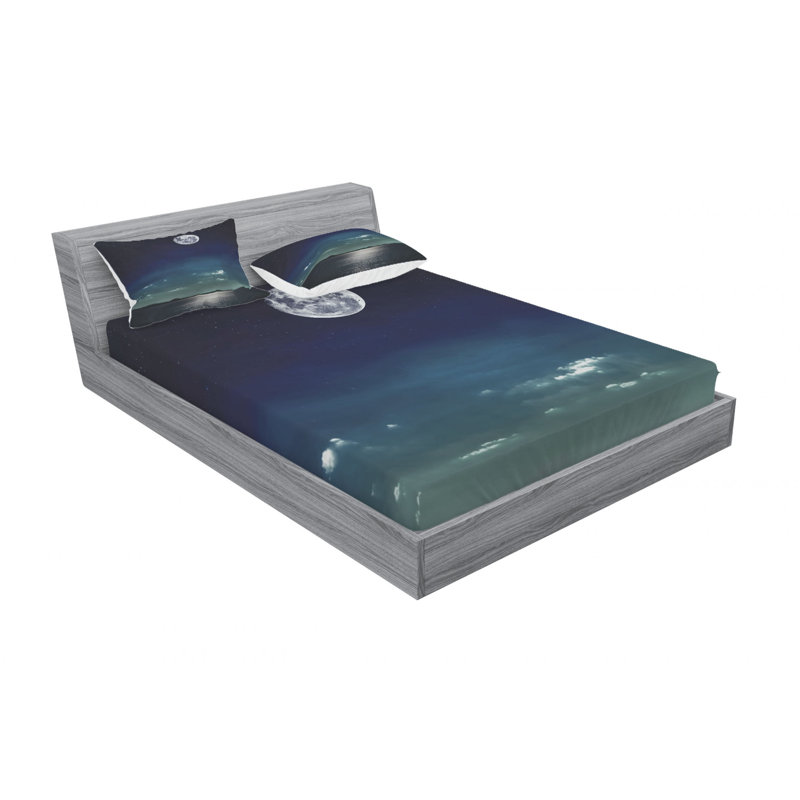 Microfiber Sheet Set, Queen Sheet Set with Fitted Sheet