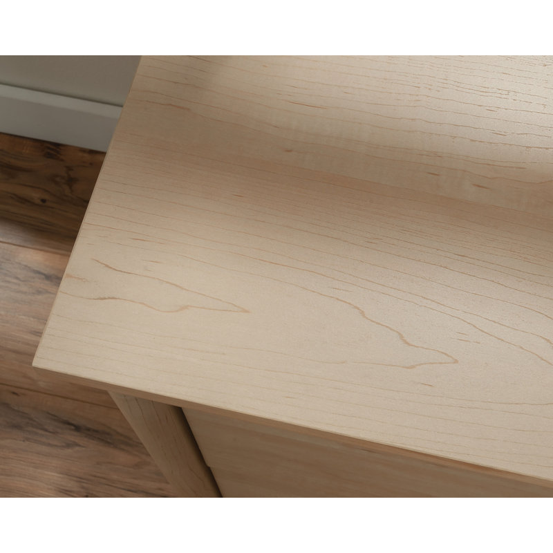 Natural Maple 2-Drawer Lockable Lateral File Cabinet
