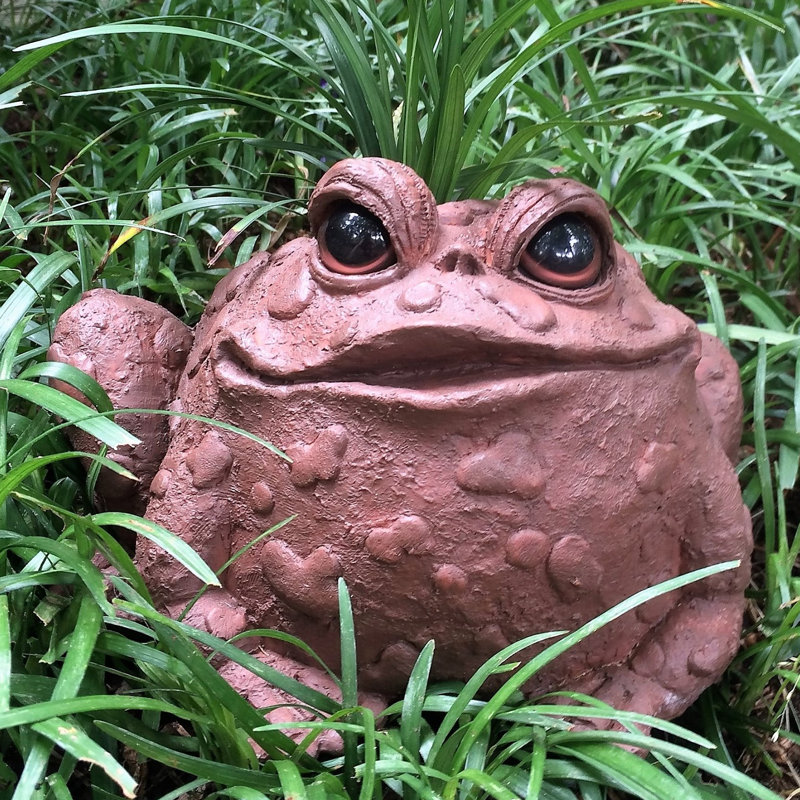 Pot à fleurs statue "Toad Hollow" Classic, Café
