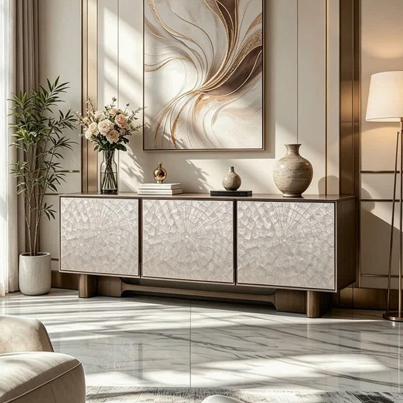 Buffet simple et moderne de style italien