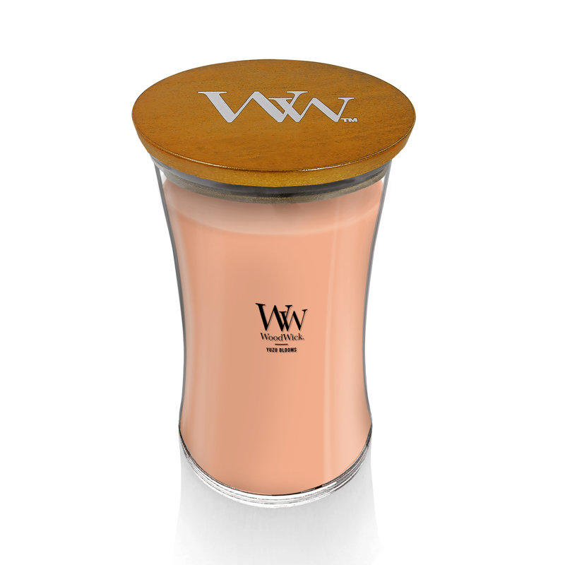 WoodWick Yuzu Blooms Large  Candle, 21.5 oz Jar