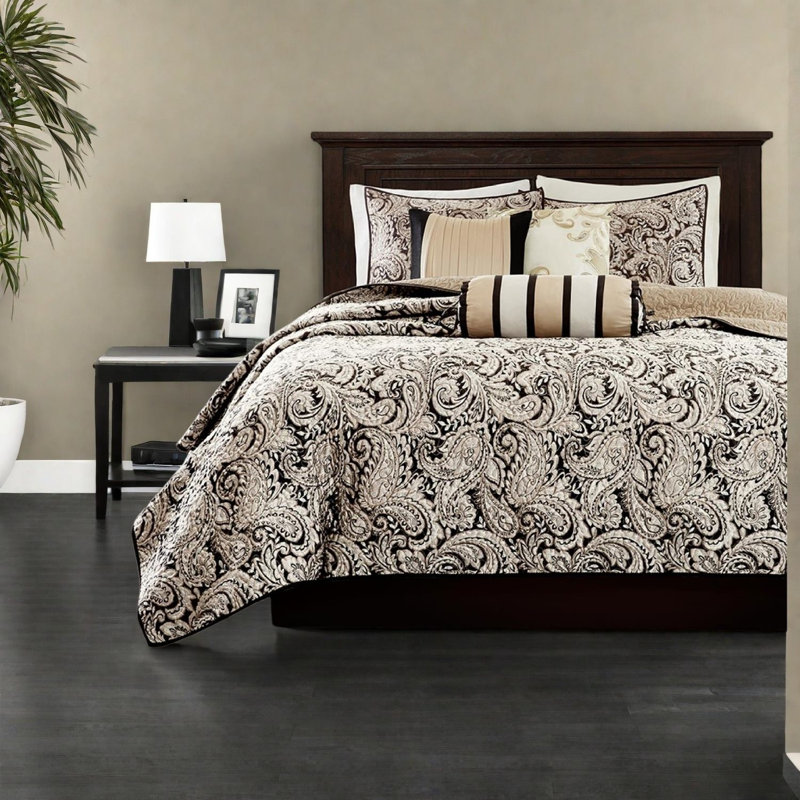 Ensembles de literie de luxe en bourre de coton très grand californien jacquard pour maison moderne