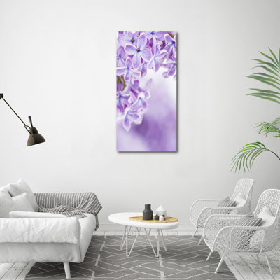 Lilac Flowers - Wrapped Canvas Print