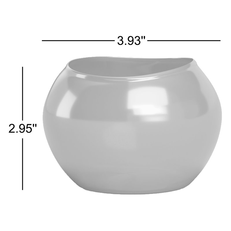 Photophore en verre 2,95 po, Abricot