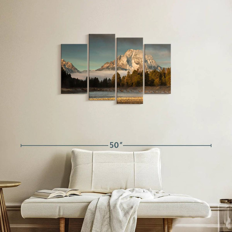Élans d'Alvord Grand Teton, H 22 po x l 36 po