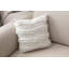 Ensemble de housse de coussin Elegant (2 pièces), blanc, 16,9 po x 16,9 po | Tissu 100% polyester, doux et durable | Lavable à la machine, parfait pour la décoration intérieure et le confort, idéal pour les canapés et les chaises