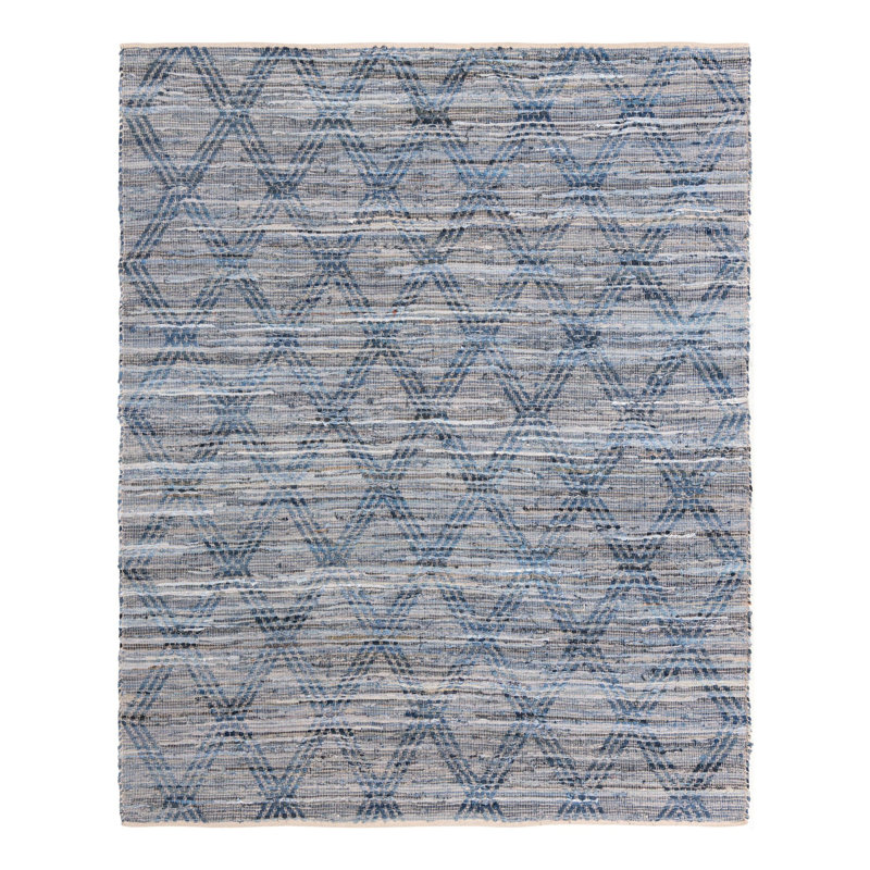 Brittnii Cotton Chevron Indoor Rug, Rectangle 8' x 10'