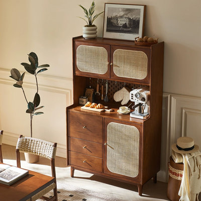 Armoire haute en bois massif Nordic