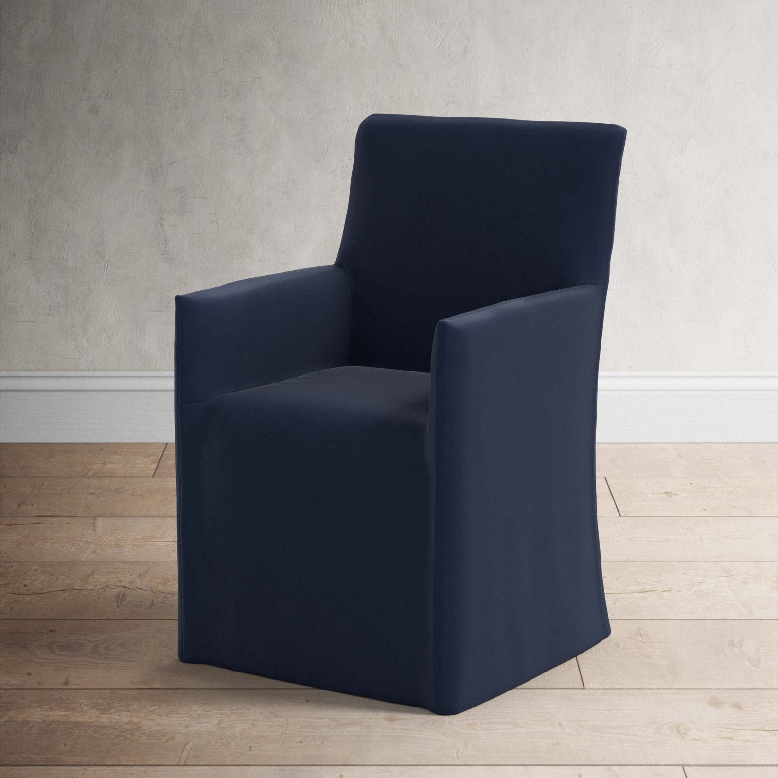 Silvia Dining Chair, Classic Ink Performance Velvet