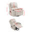98cm Wide Chenille Wall Recliner Standard Recliner with Massager-484178276