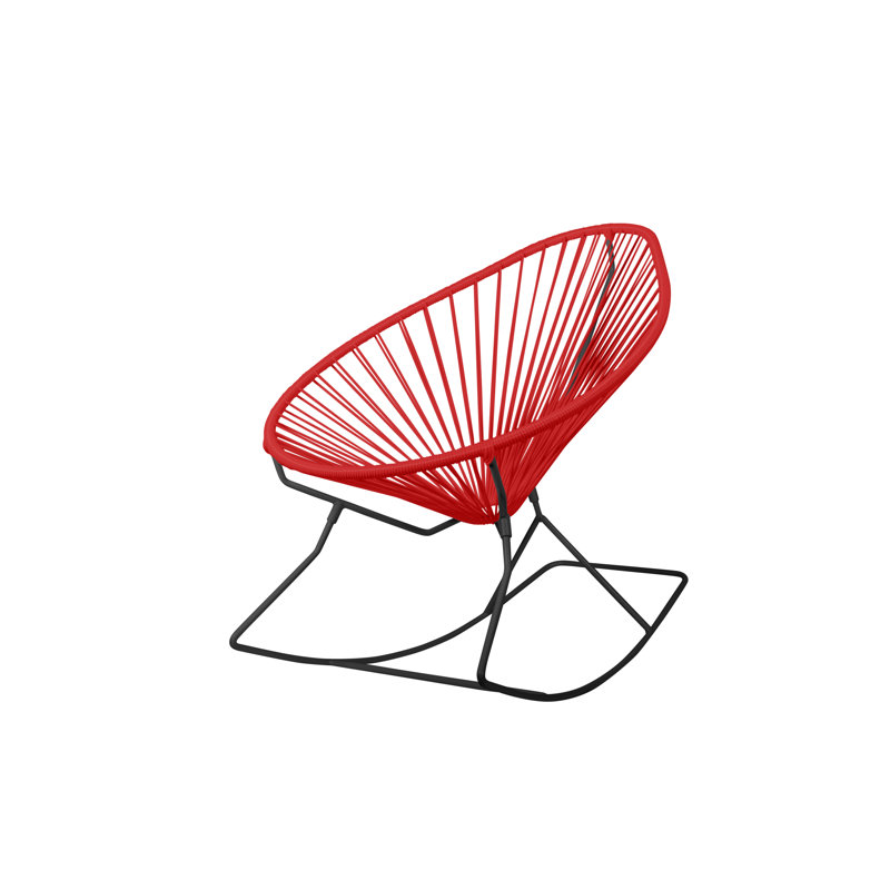 Chaise de jardin, Noir, Rouge