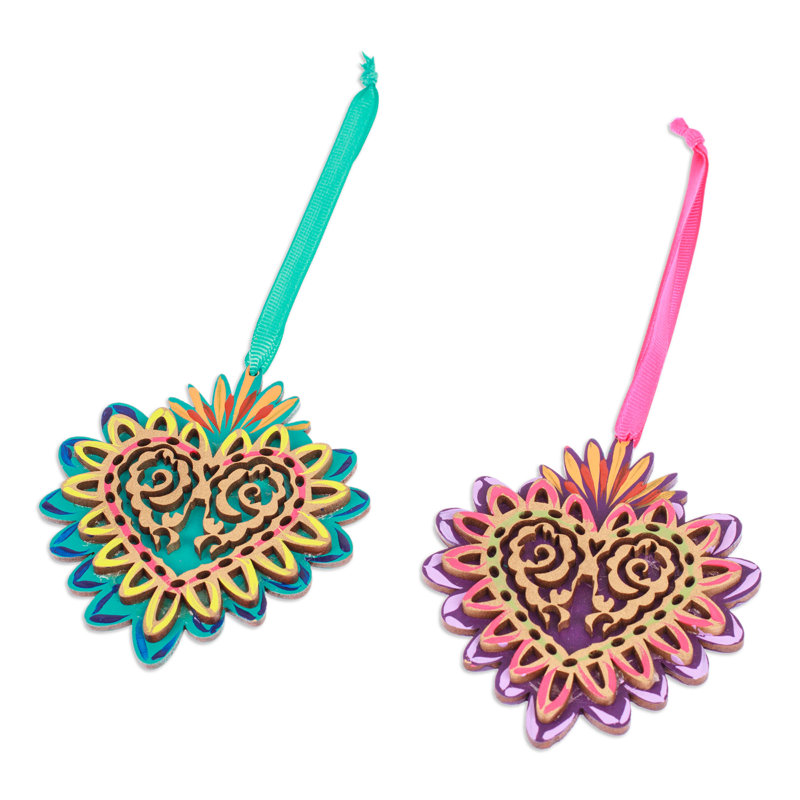 Ornements en bois Bungalow Rose
