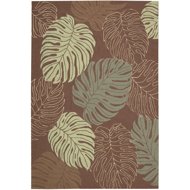 Ely Floral Indoor / Outdoor Rug, Rectangle 8' x 10'6"