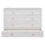 Lit blanc pour grand lit avec rangement saillant et une pièce élégante - Transformateur d'espace moderne avec tiroirs décoratifs-121015860-121015862