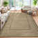 Checkered Machine Washable Area Rugs with Non-Slip Backing Contemporary Geometric Accent Rugs Soft Low Pile Indoor Carpet for Living Room