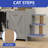 Cat Box Enclosure with Scratching Posts-1853399372